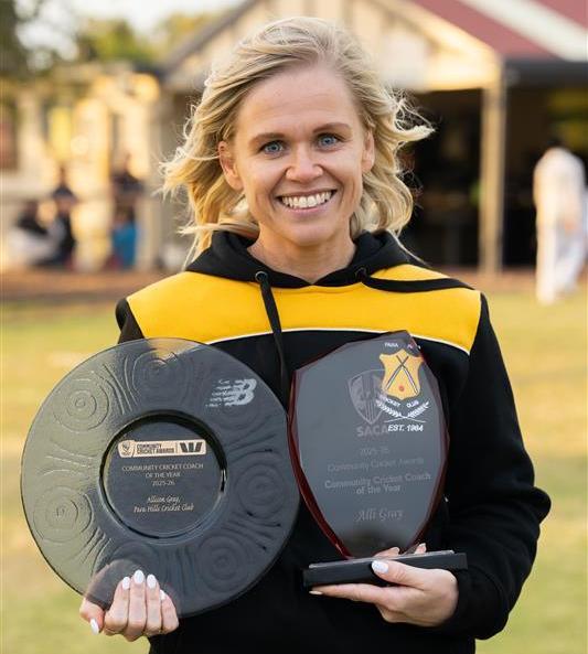 National Community Cricket Coach of the Year: Allison Gray